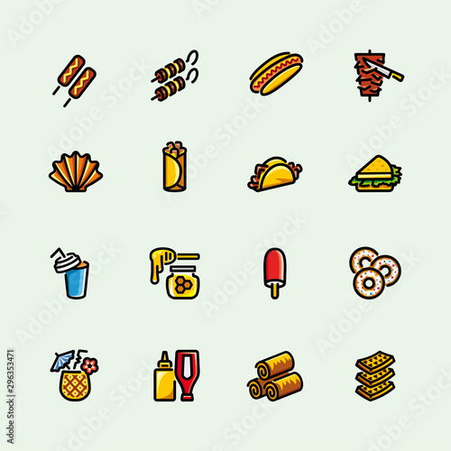 food icon set