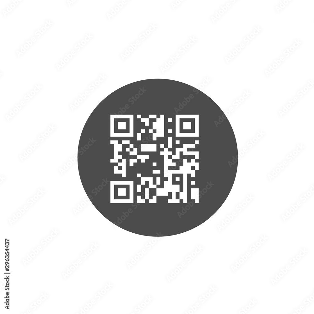 Scan QR code with mobile smart phone - Stock Illustration. Online shopping with a scan Scan QR code with mobile smart phone - Stock Illustration. Online shopping with a scan