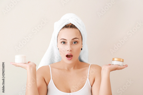 Beautiful young woman with ...