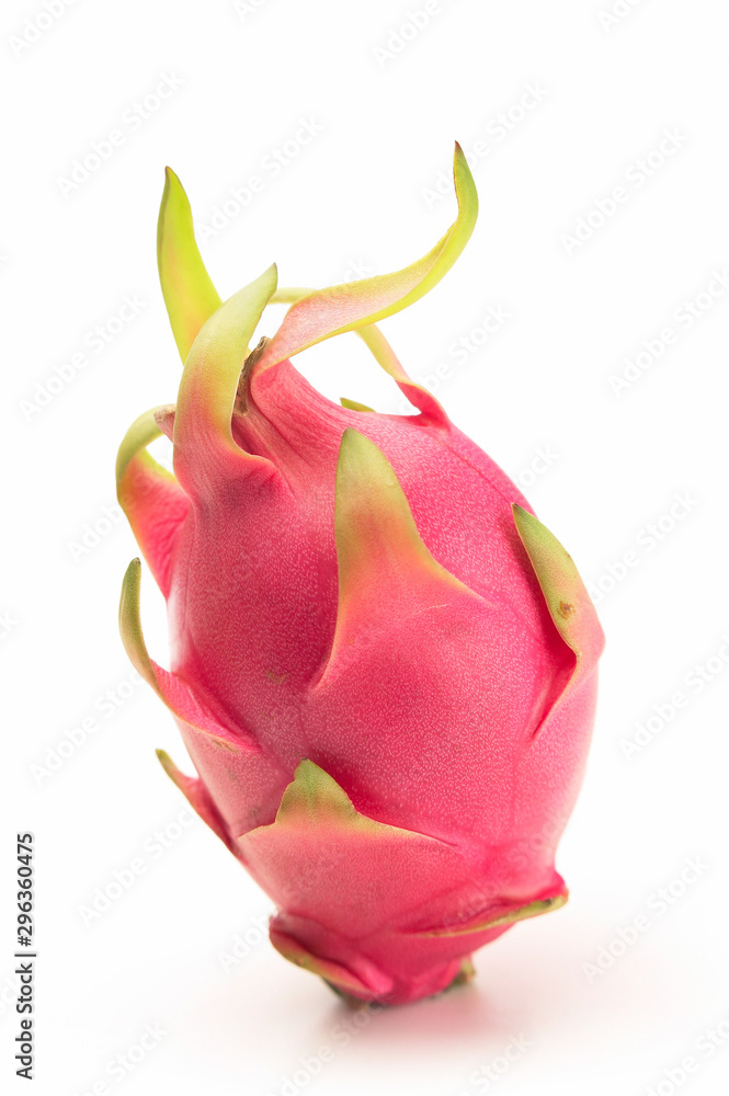 Dragon fruit isolated on white background.. Dragon fruit isolated on white background..