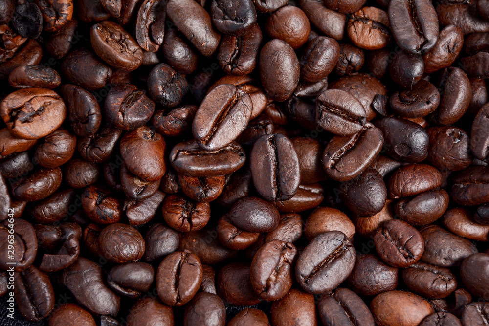 Brown of Roasted coffee beans with background. Brown of Roasted coffee beans with background.