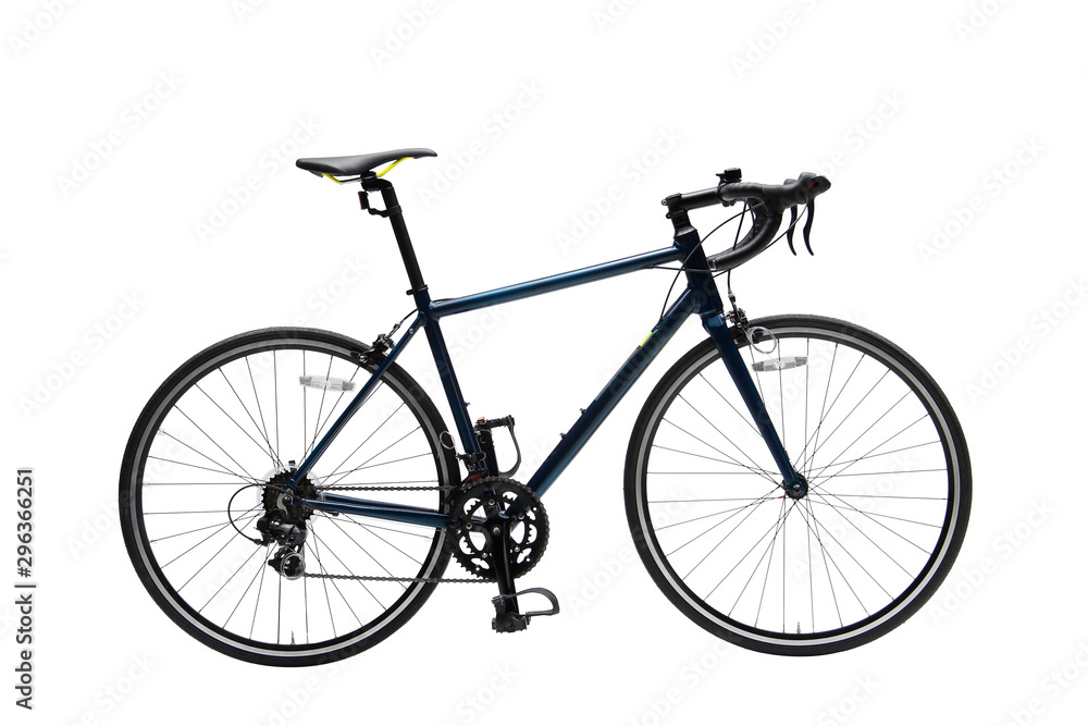 Isolated Gent Road Bike With Dark Frame
