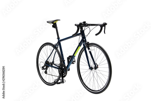 Isolated Gent Road Bike With Dark Frame