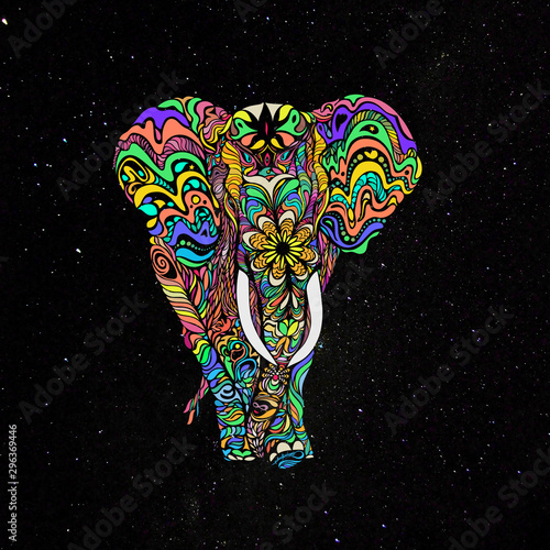 Canvas Print Not a circus elephant by #Bizzartino