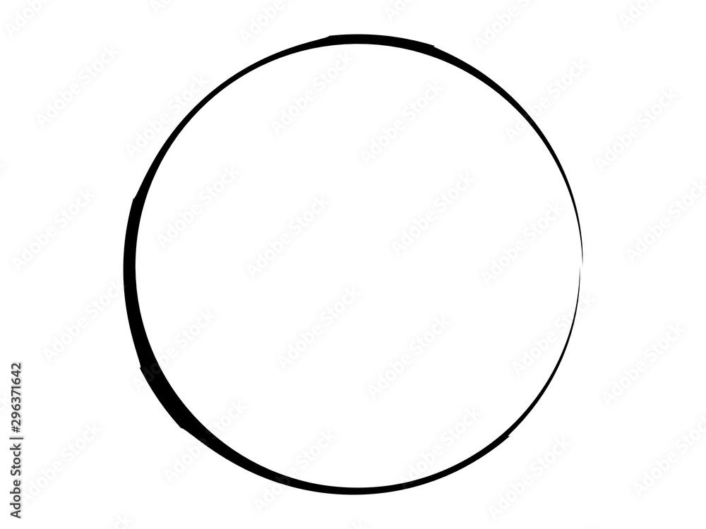 Grunge circle made of black paint.Grunge black ink circle made for marking. Grunge circle made of black paint.Grunge black ink circle made for marking.