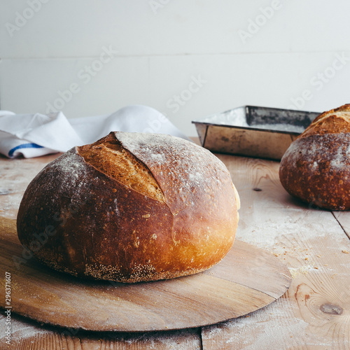 Fresh homemade Italian loaves