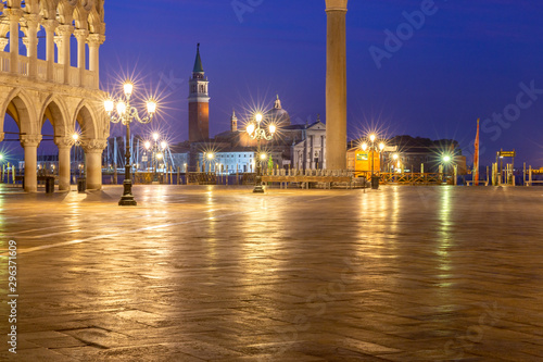 Venice. St. Mark s Square at dawn.