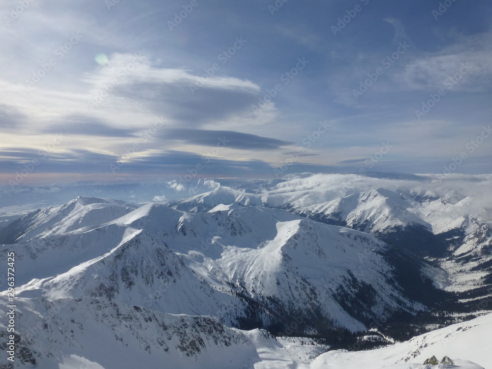 West Tatra Mountains in winter