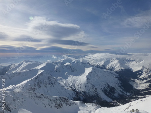 West Tatra Mountains in winter