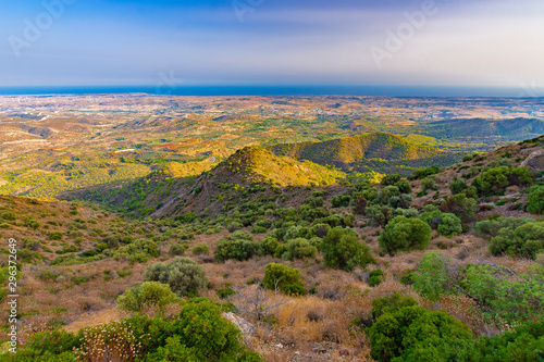 cypr zachód krajobraz
