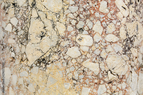 Antique pink marble with cracks, stone texture background, Full screen.