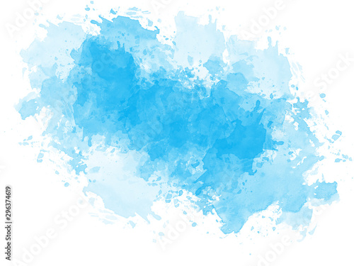 Abstract beautiful Colorful shape watercolor illustration painting background and texture backdrop.