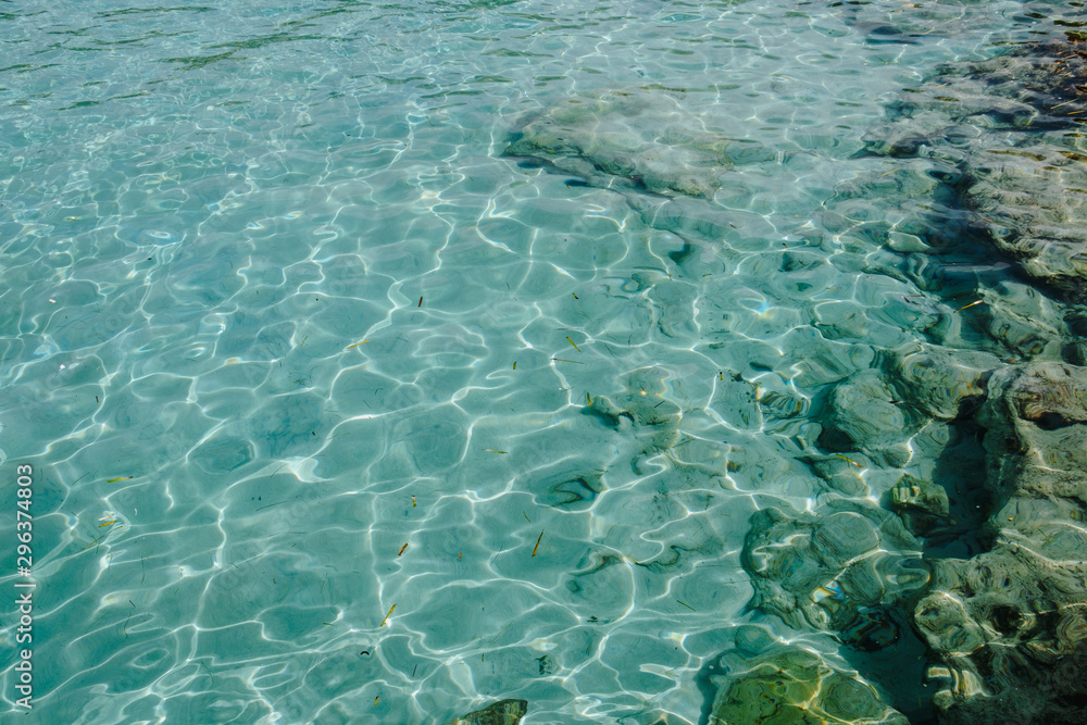 Close up view of water surface Close up view of water surface