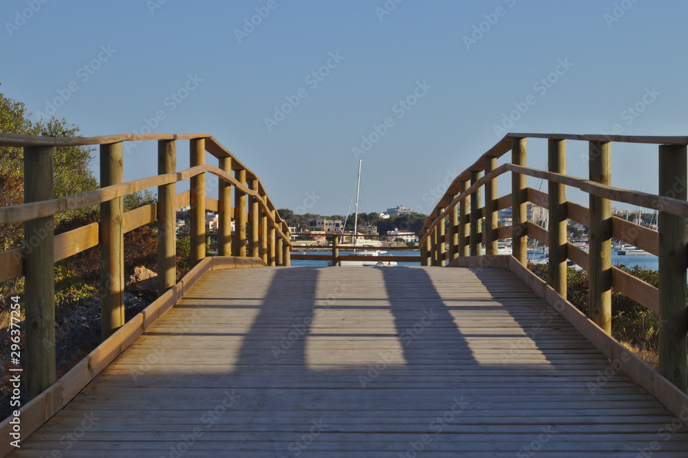 view on a bridge walkway