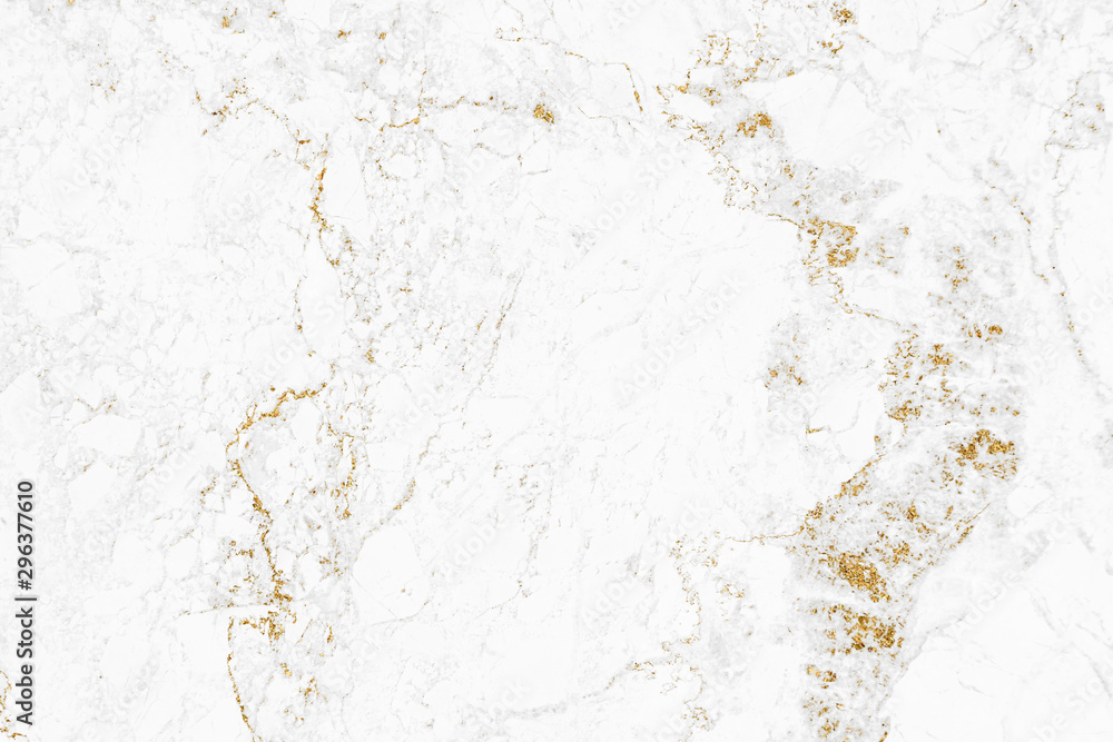 Obraz premium White gold marble texture pattern background with high resolution design for cover book or brochure, poster, wallpaper background or realistic business