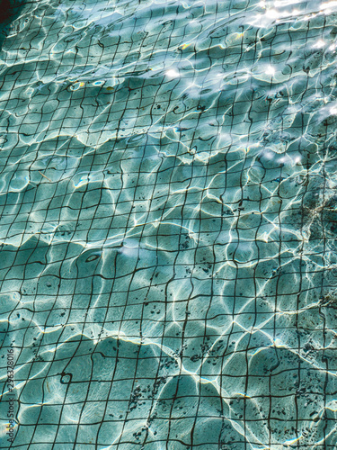 Close up of swimming pool