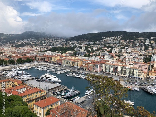 aerial view of monaco