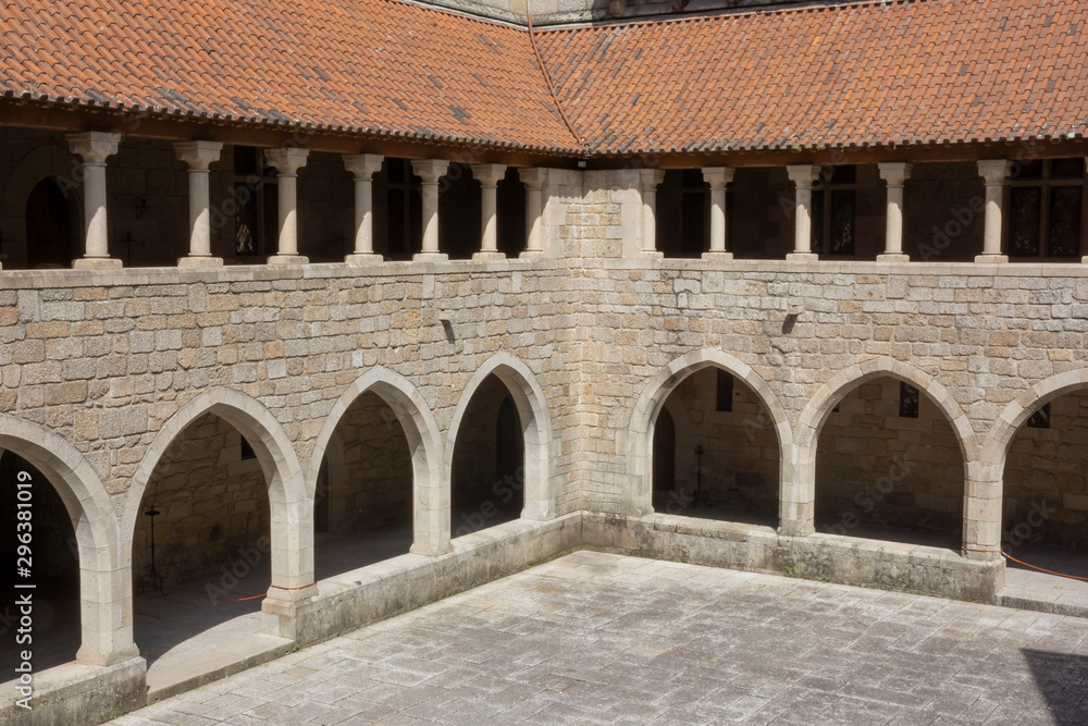 Courtyard Of The Palace Of The Dukes Of Braganza, Guimaraes, Portugal 