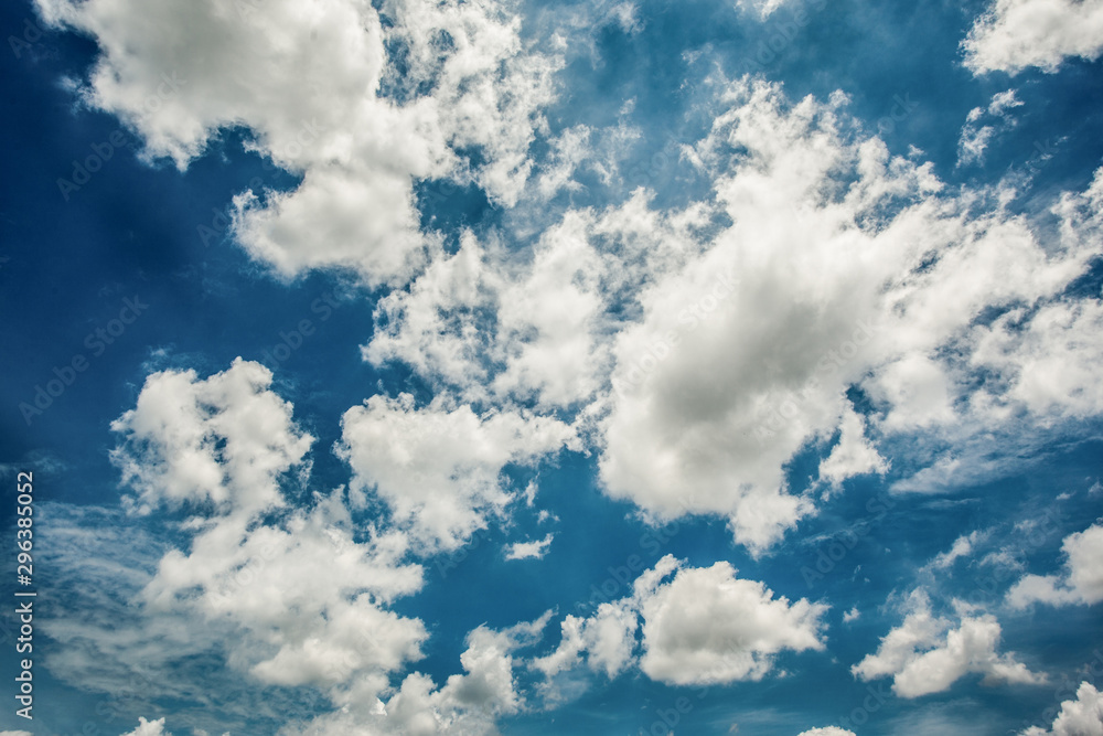 fluffy cloud in the blue sky, nature background fluffy cloud in the blue sky, nature background