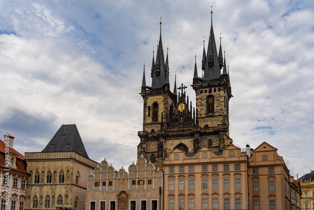 Obraz premium Our Lady before Tyn Prague in Czech Republic.
