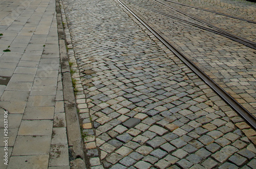 tracks in the city