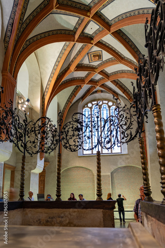 Pinkas Synagogue of Prague in Czech Republic. photo