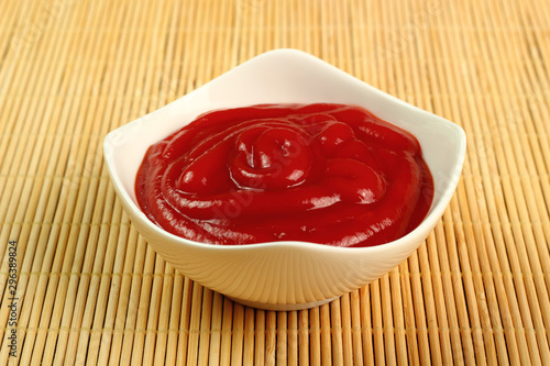 Ketchup in bowl