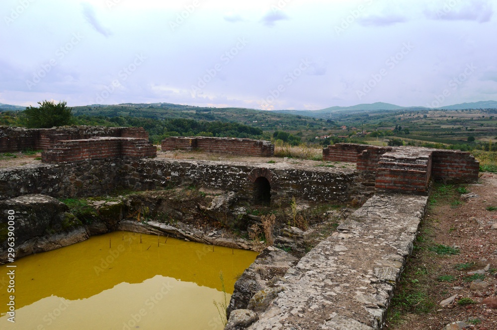 the remnants of the old town