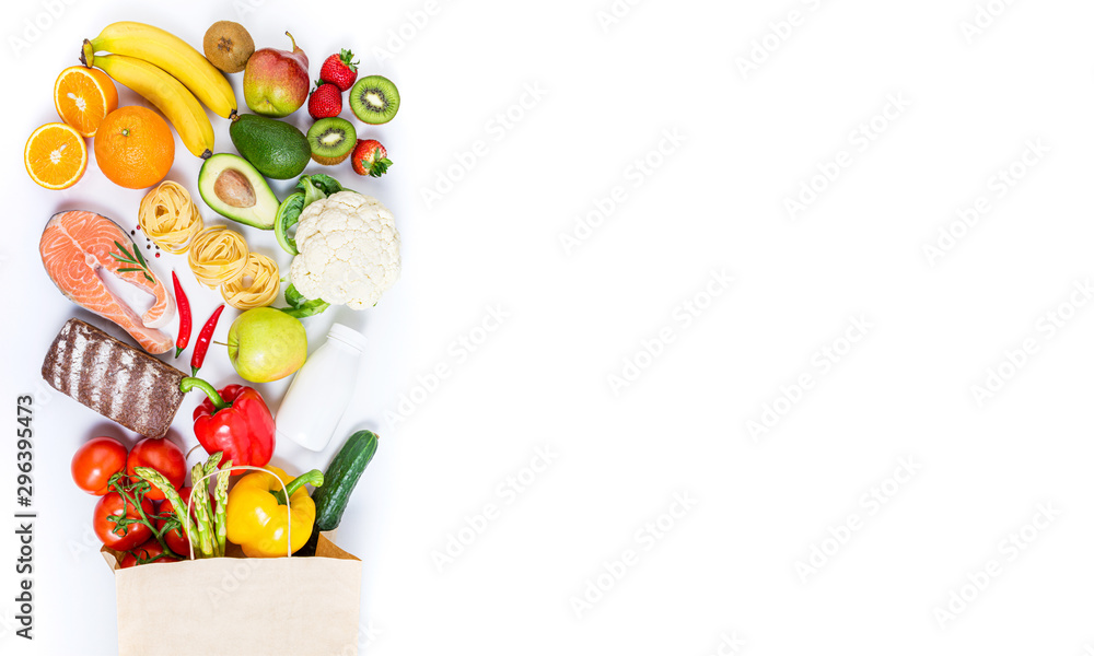 nutrition white background