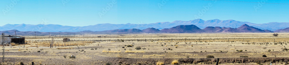 Panoramic photography on the road from Jujuy to Bolivia with mountain ranges in the background Panoramic photography on the road from Jujuy to Bolivia with mountain ranges in the background