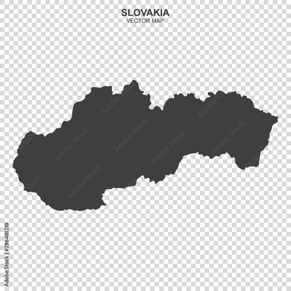 map of Slovakia isolated on transparent background map of Slovakia isolated on transparent background