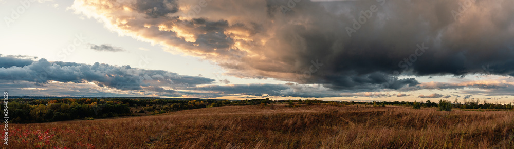 Passing storm pano