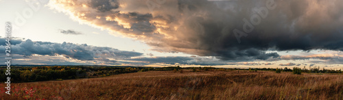 Passing storm pano