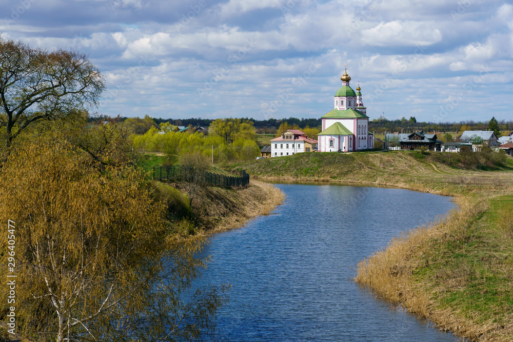 View of Suzdal, a well preserved old Russian town-museum. A member of the Golden ring of Russia View of Suzdal, a well preserved old Russian town-museum. A member of the Golden ring of Russia