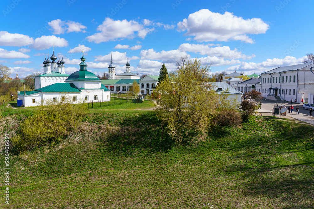 View of Suzdal from the Kremlin's rampart. Well preserved old Russian town-museum. A member of the Golden ring of Russia View of Suzdal from the Kremlin's rampart. Well preserved old Russian town-museum. A member of the Golden ring of Russia