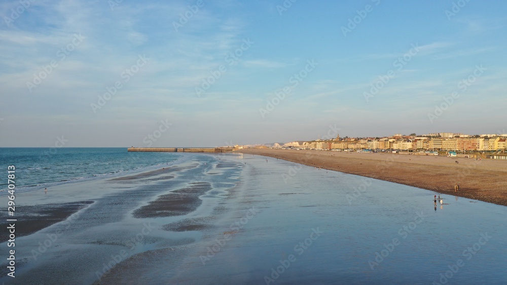 Obraz premium Falaises blanches de Normandie