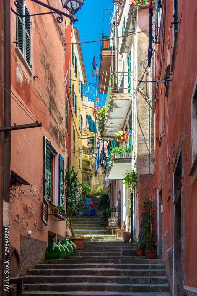 Fototapeta premium Klacz Monterosso al we Włoszech, Cinque Terre