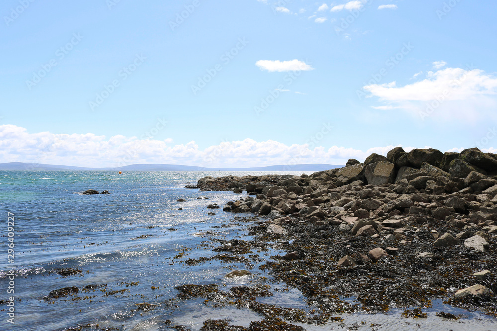 Coast of the sea. West coast of Ireland. Coast of the sea. West coast of Ireland.