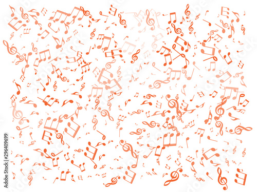 Music Notes Symbols Vector illustration