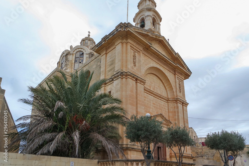 Obraz na płótnie Sacred Heart of Jesus church in Nadur, Island of Gozo, Malta w salonie