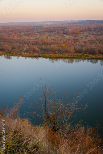 landscape of river "Don" (sunset)