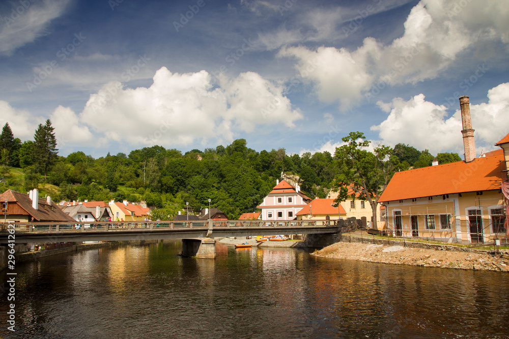 Obraz premium Historic centre of Cesky Krumlov, Czech republic