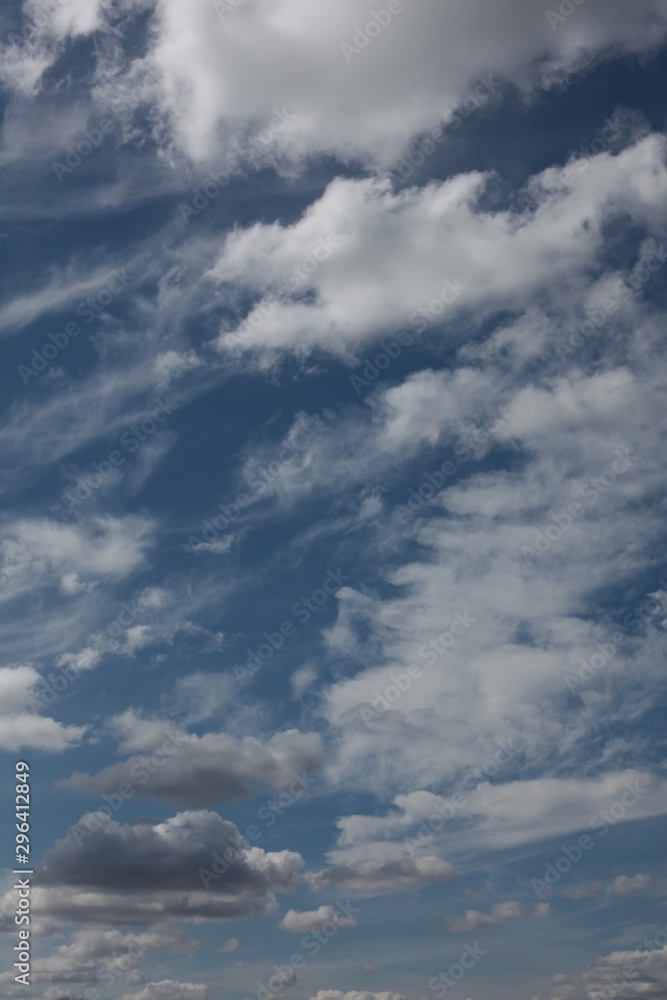 Fototapeta premium Clouds of the upper and middle tiers.
