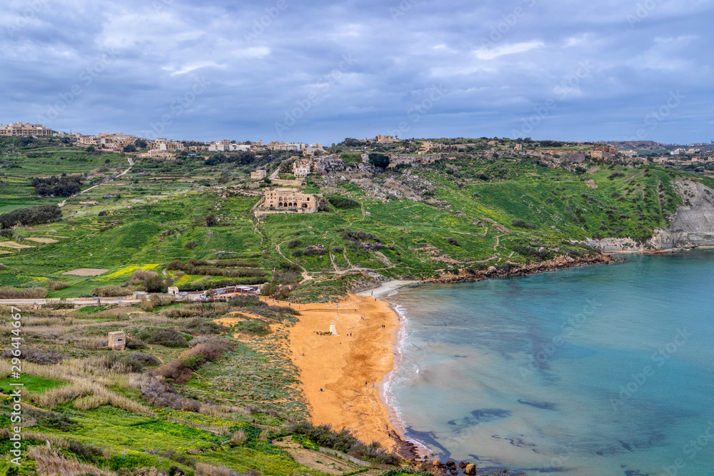 Ramla Bay Beach, Gozo island, Malta