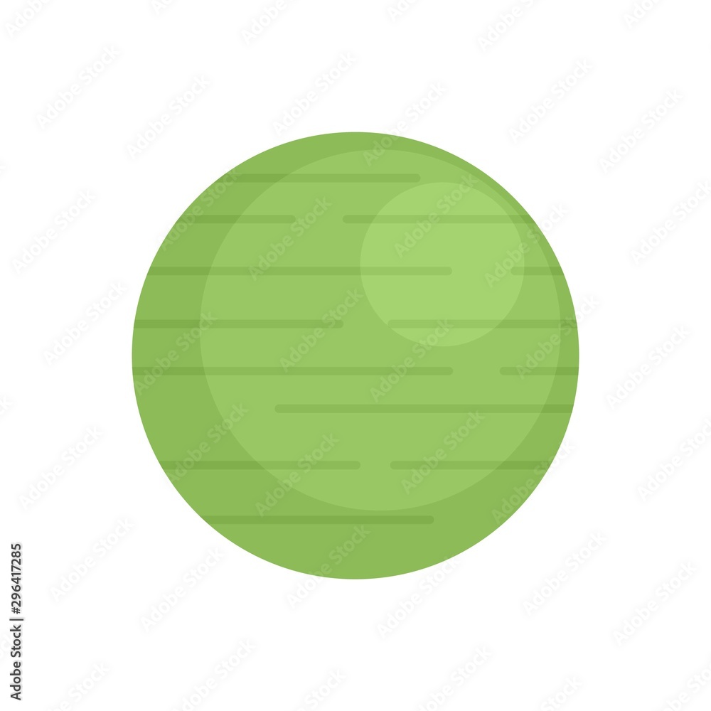 Fitness ball icon. Flat illustration of fitness ball vector icon for web design Fitness ball icon. Flat illustration of fitness ball vector icon for web design