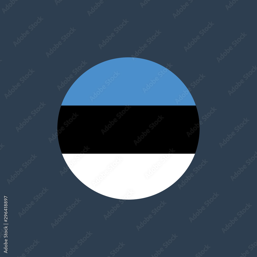 vector illustration of Estonia flag vector illustration of Estonia flag