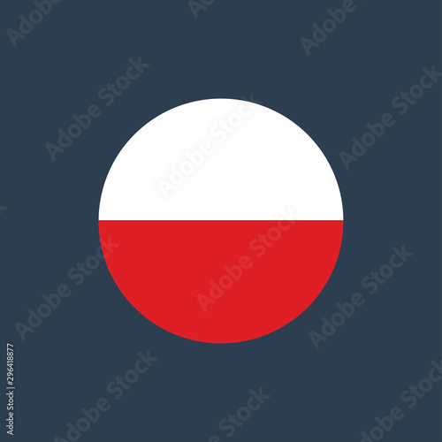Free Download vector illustration of Poland flag - GFXLoad