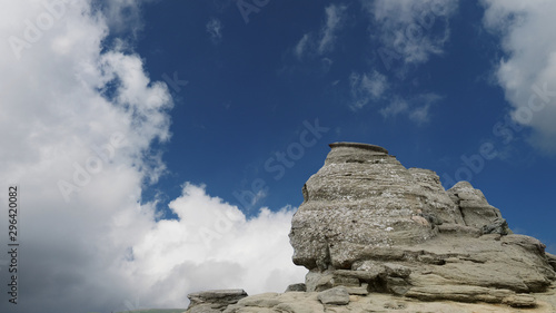 The Sphinx Rock (Sfinxul) in Bucegi Mountains, Romania