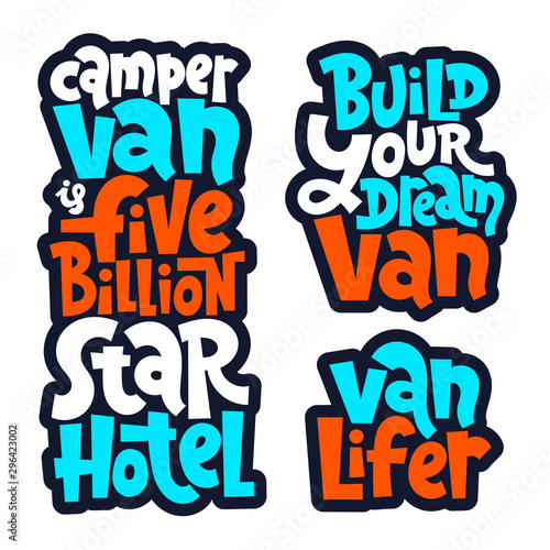 Van life lettering