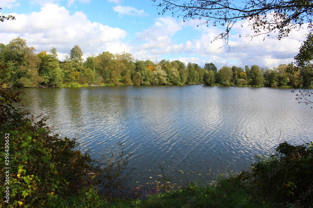 Fototapeta premium flußlandschaft